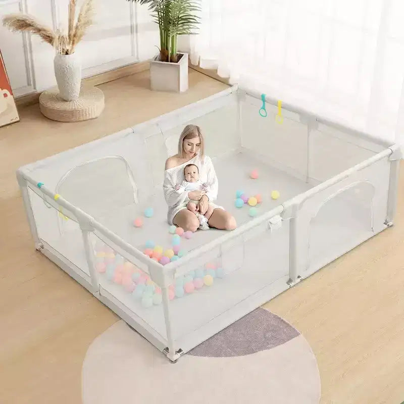 Box per bambini a 4 pannelli, ampio e sicuro, pieghevole, 200x160 cm