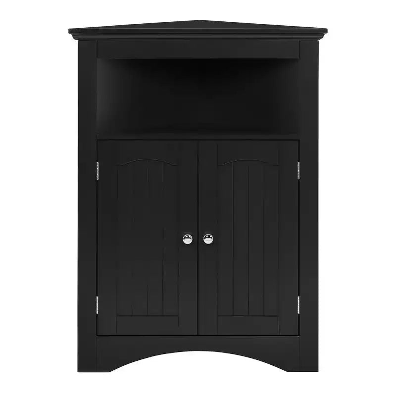 Mobile credenza ad angolo, mobiletto da bagno a terra con ante e ripiani, mobiletto indipendente per cucina, soggiorno, bagno