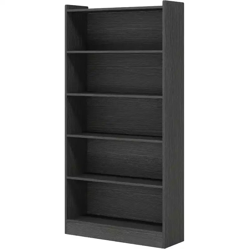 Libreria alta 71 pollici, scaffale a 6 ripiani da terra con 5 mensole per soggiorno, ufficio, camera da letto