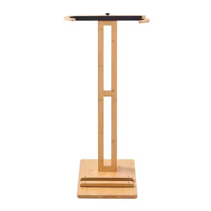 VEVOR Vertical Surfboard Stand, Wooden Surfboard Rack for Storage and Display, Adjustable & Freestanding Board Stand Organizer, Wood Color