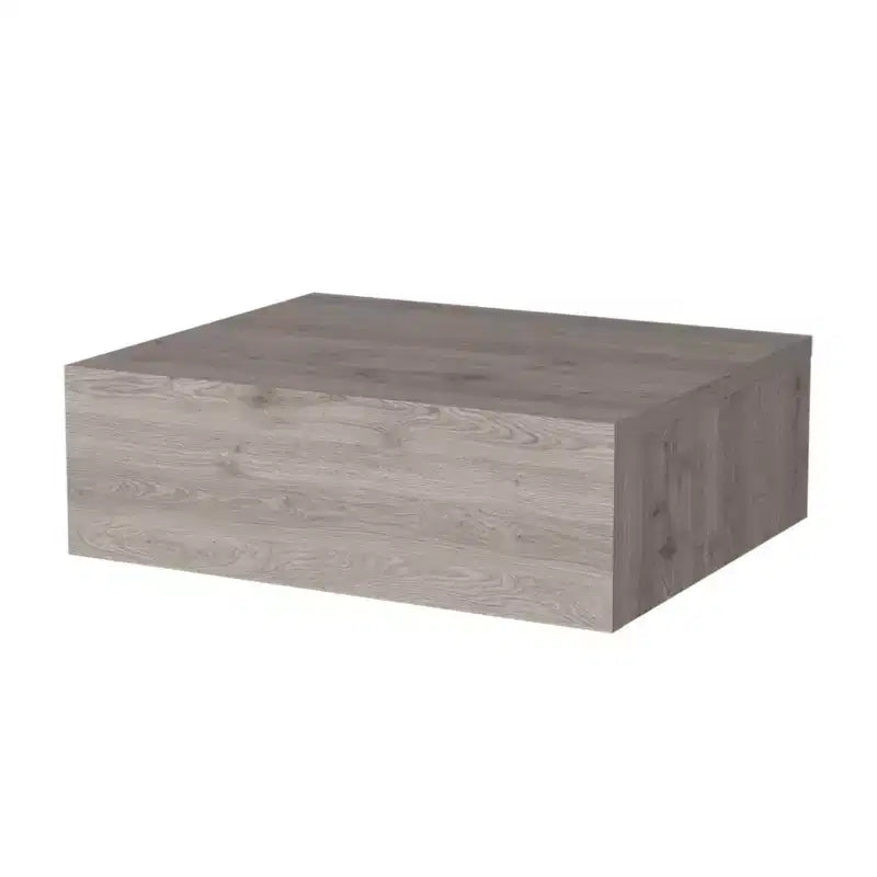 HomeRoots 5 Gray Wood One Drawer Floating Nightstand