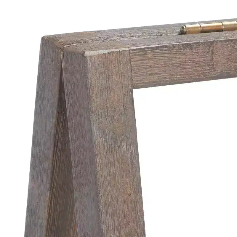 Scaffale portatutto a 2 ripiani in legno di acacia, per interni ed esterni, stile tradizionale