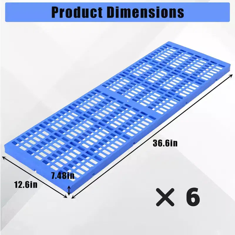 10 Pedane in Plastica Resistenti per Pavimenti, Tappetini da Stoccaggio Impermeabili e Resistenti all'Umidità, Design a Incastro per Garage, Officina e Uso Industriale