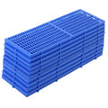 10 Pcs Heavy-Duty Plastic Floor Pallets, Waterproof & Humidity-Resistant Storage Pads, Interlocking Design for Garage, Workshop & Industrial Use