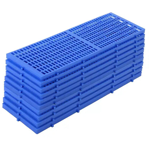 10 Pcs Heavy-Duty Plastic Floor Pallets, Waterproof & Humidity-Resistant Storage Pads, Interlocking Design for Garage, Workshop & Industrial Use