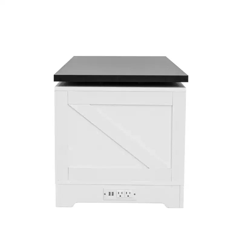 Tavolino da caffè sollevabile da 47'', tavolino centrale rettangolare in legno con contenitore nascosto, tavolino da cocktail espandibile per soggiorno, camera da letto, ufficio