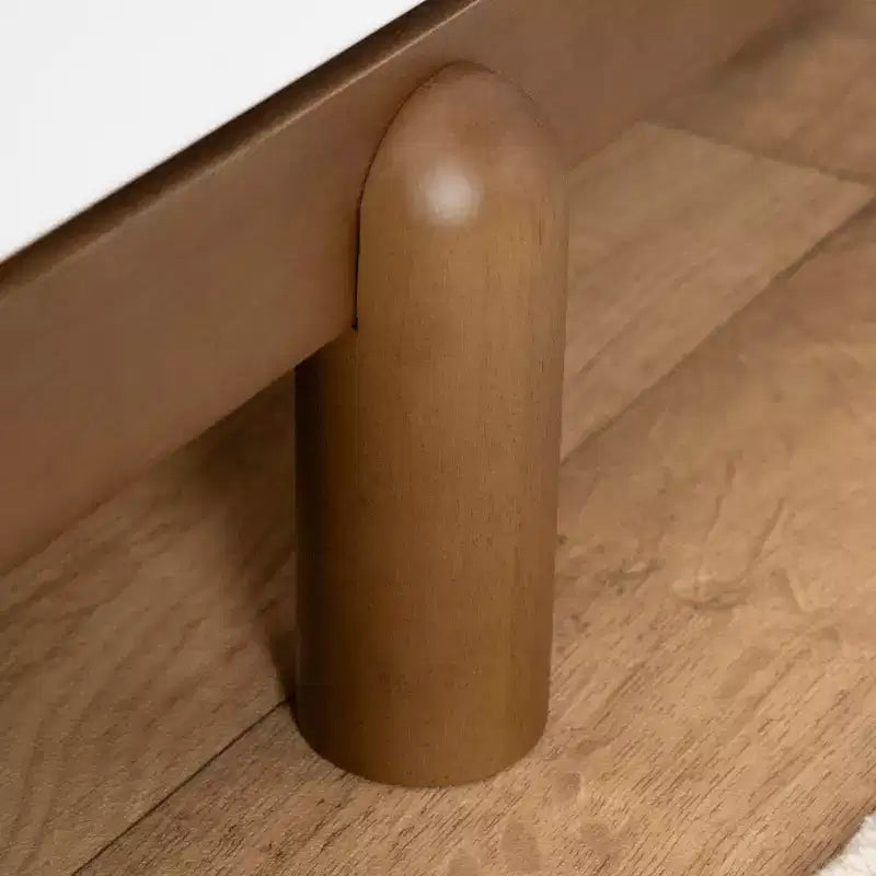 Comò Fasciatoio a 6 Cassetti, Largo 119 cm con Cassetti a Chiusura Ammortizzata