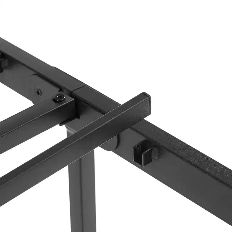 Struttura letto con testiera in legno industriale, piattaforma, capacità 300 kg